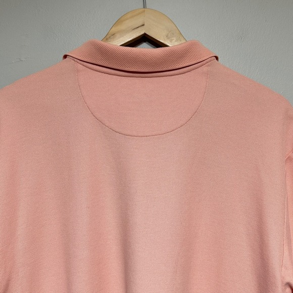 Tommy Bahama Polo Shirt Mens L Coral Embroidered Casual Resort Cotton Vacation - Picture 6 of 11